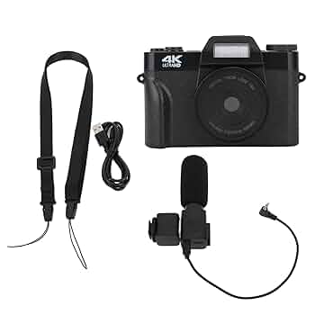 4K Ultra HD デジタルカメラ 48MP 16倍ズーム Amazon | 16xデジタルズームを備えた4K 48MPデジタルカメラ