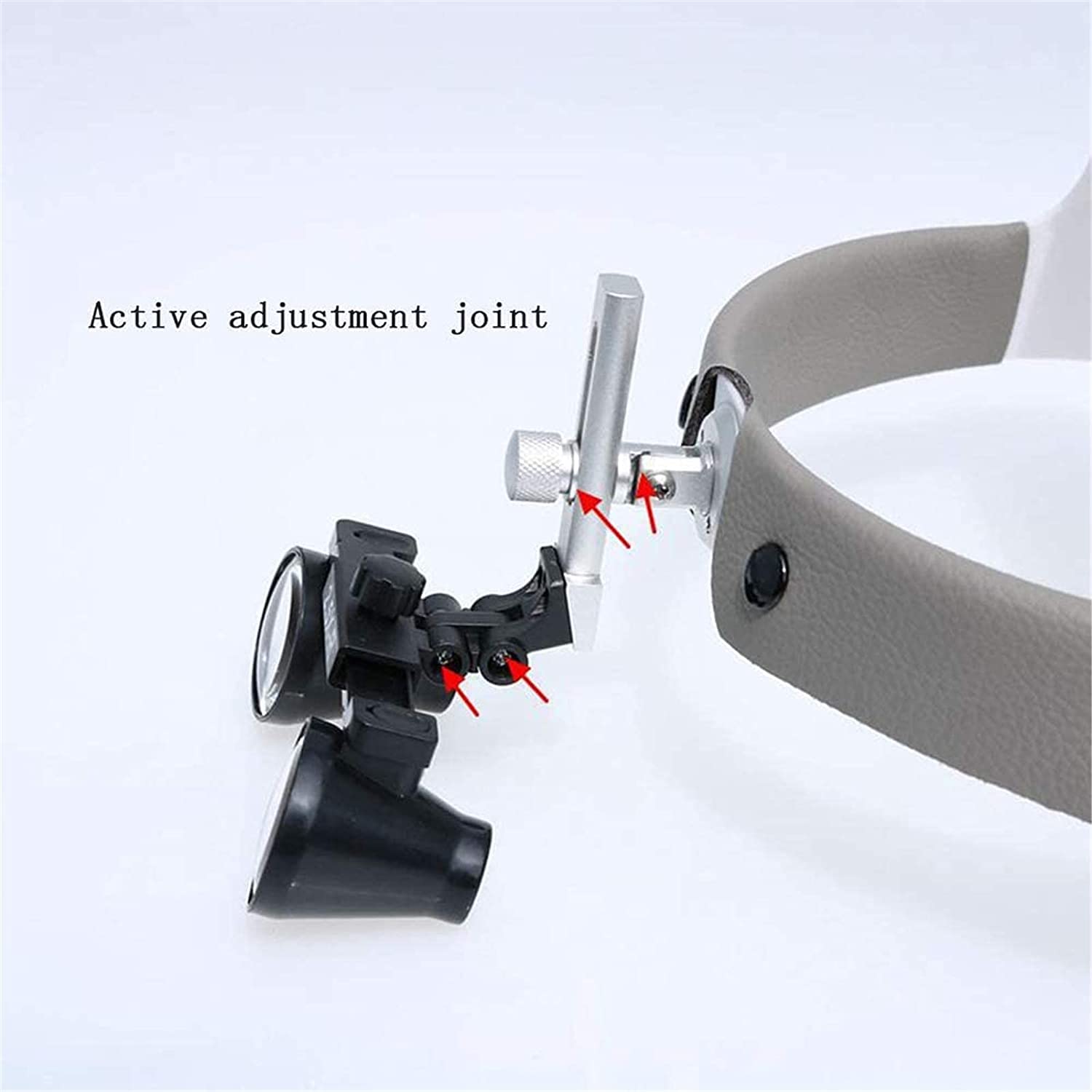 Lupa de Diadema, Lupa Digital de Mano, Lupa Frontal médica de 2,5/3,5 aumentos para odontología, cirugía, lupas binoculares de Diadema, Lupa para Profesionales médicos.