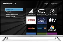 Fast Smart TV Philco 32' PTV32G7PR2CSBLH Dolby Audio Led Bivolt