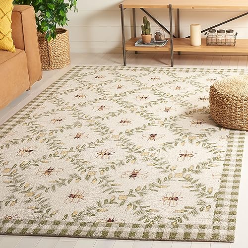 SAFAVIEH Chelsea Collection Area Rug - 6' Square, Ivory &