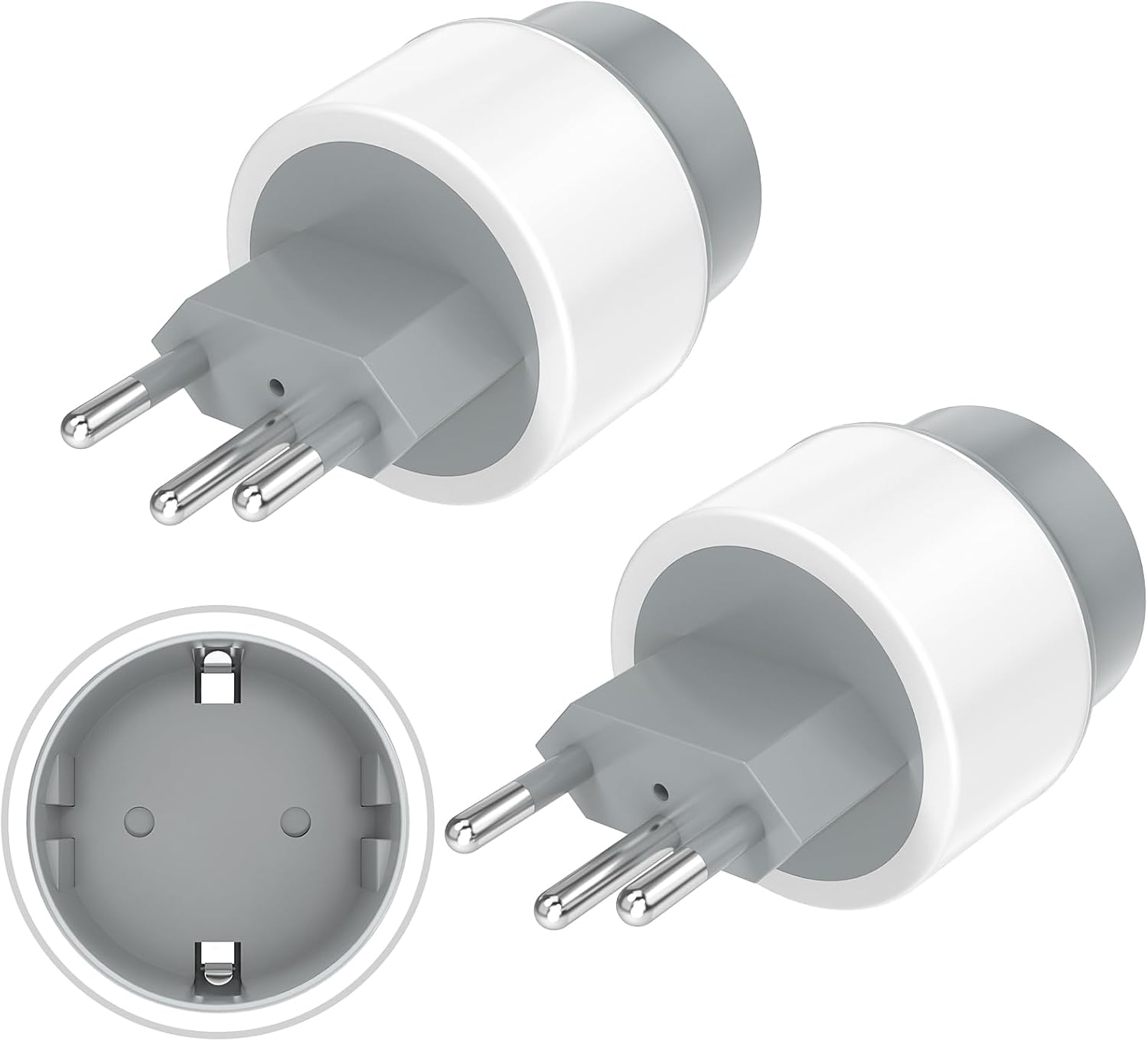 2-pack Adaptadores De Viaje Us A Uk Con 3 Salidas Y Usb | Meses Sin Interés