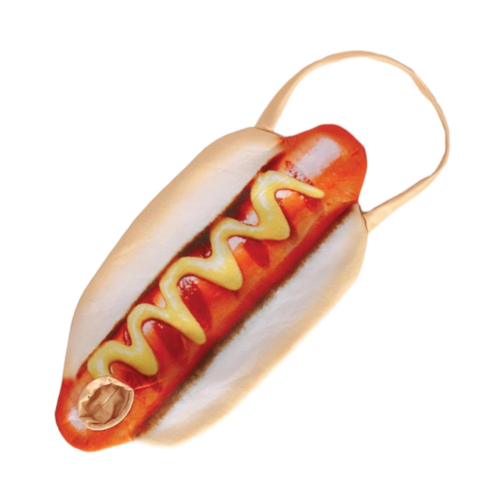 Design vif costume oie de porche Hot Dog aux dimensions 45 x 20 x 2 cm
