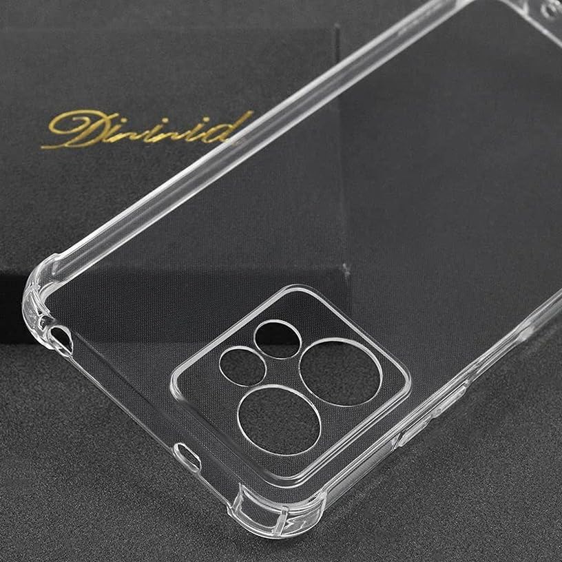 Image of BOXXO Flexible Back Cover for Mi Redmi Note 12 4G | Back Cover Transparent Clear Shockproof Case Four Corner Protection | Slim Protective Mobile Phone Cover for Mi Redmi Note 12 4G