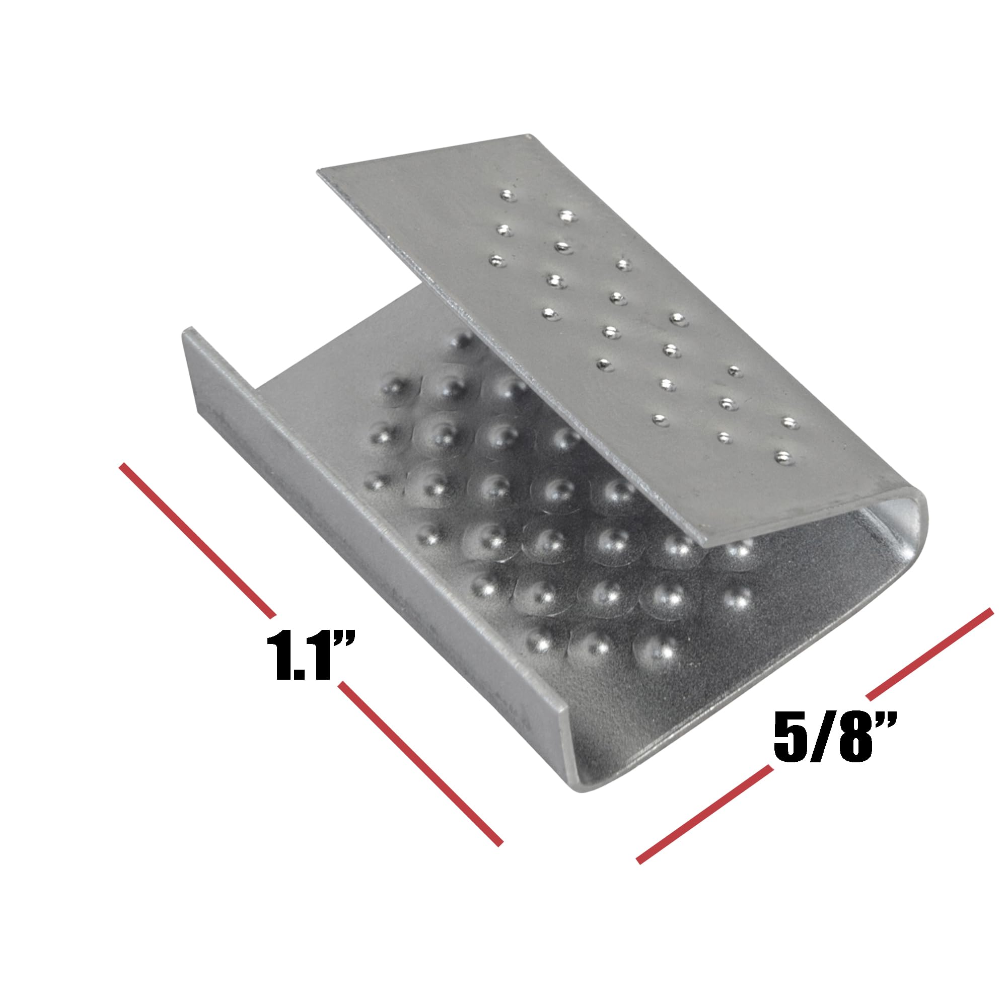 100 Pack! Open Serrated Seals for 5/8