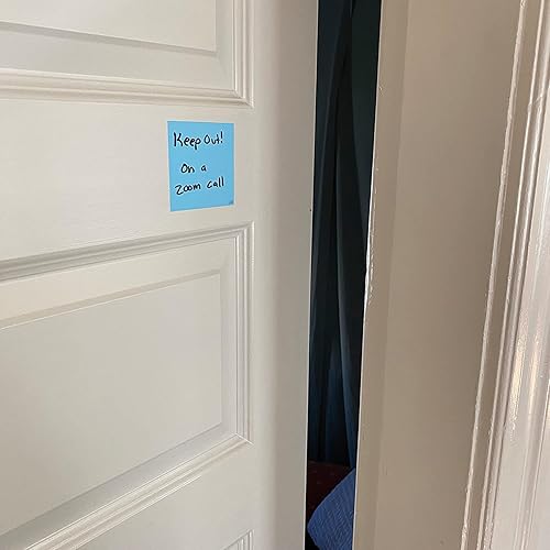 Miniatura 6 de Notas adhesivas reutilizables, paquete de 12 notas autoadhesivas para pizarra blanca, borrado en secohúmedo, lavable, extraíble, notas de piensa en