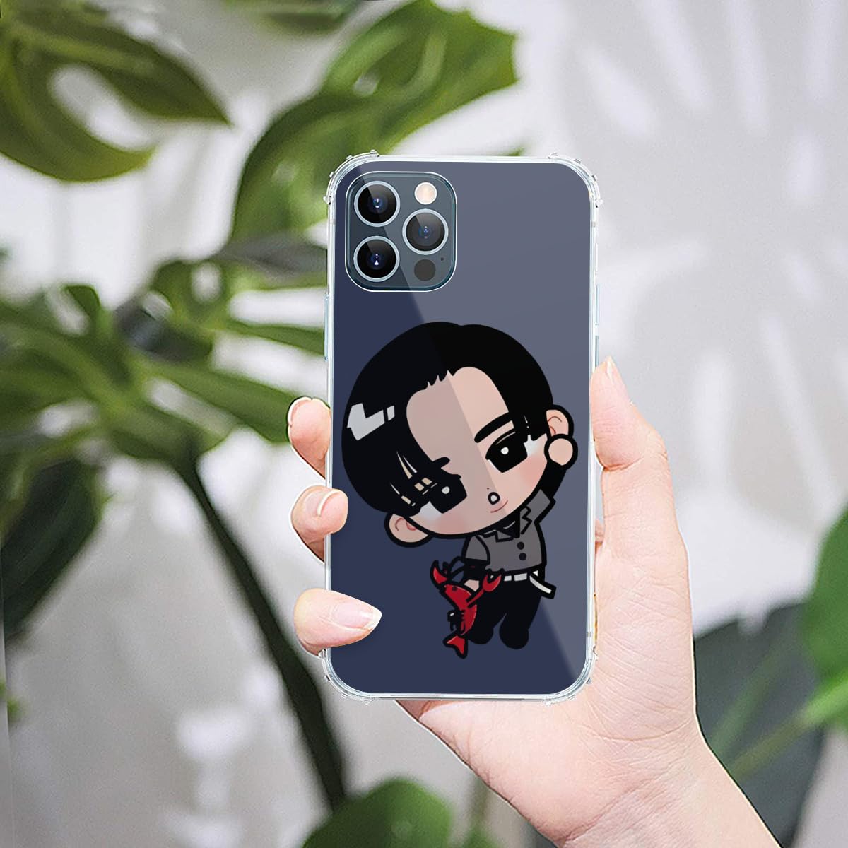 Amazon.co.jp: 【iPhone12 pro ケース】 目黒蓮 スマホケース 透明