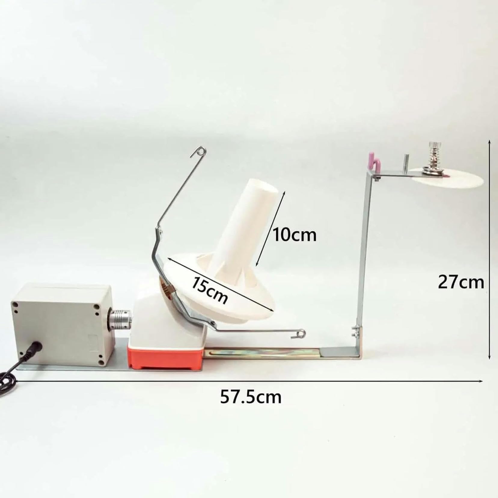 Máquina De Bobina De Bola De Hilo, Hilo De Tambor De Tejido Eléctrico, Velocidad Tranquila, Ajustable, Adecuada para Hilo De Metal, Lana, Hilo, Devanado De Bola De Hilo De Nylon