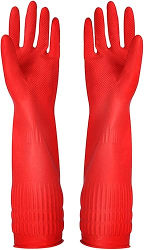 Guantes de limpieza de goma para lavaplatos, 3 pares, impermeables, reutilizables, (mediano) disponible en Yaxa Colombia