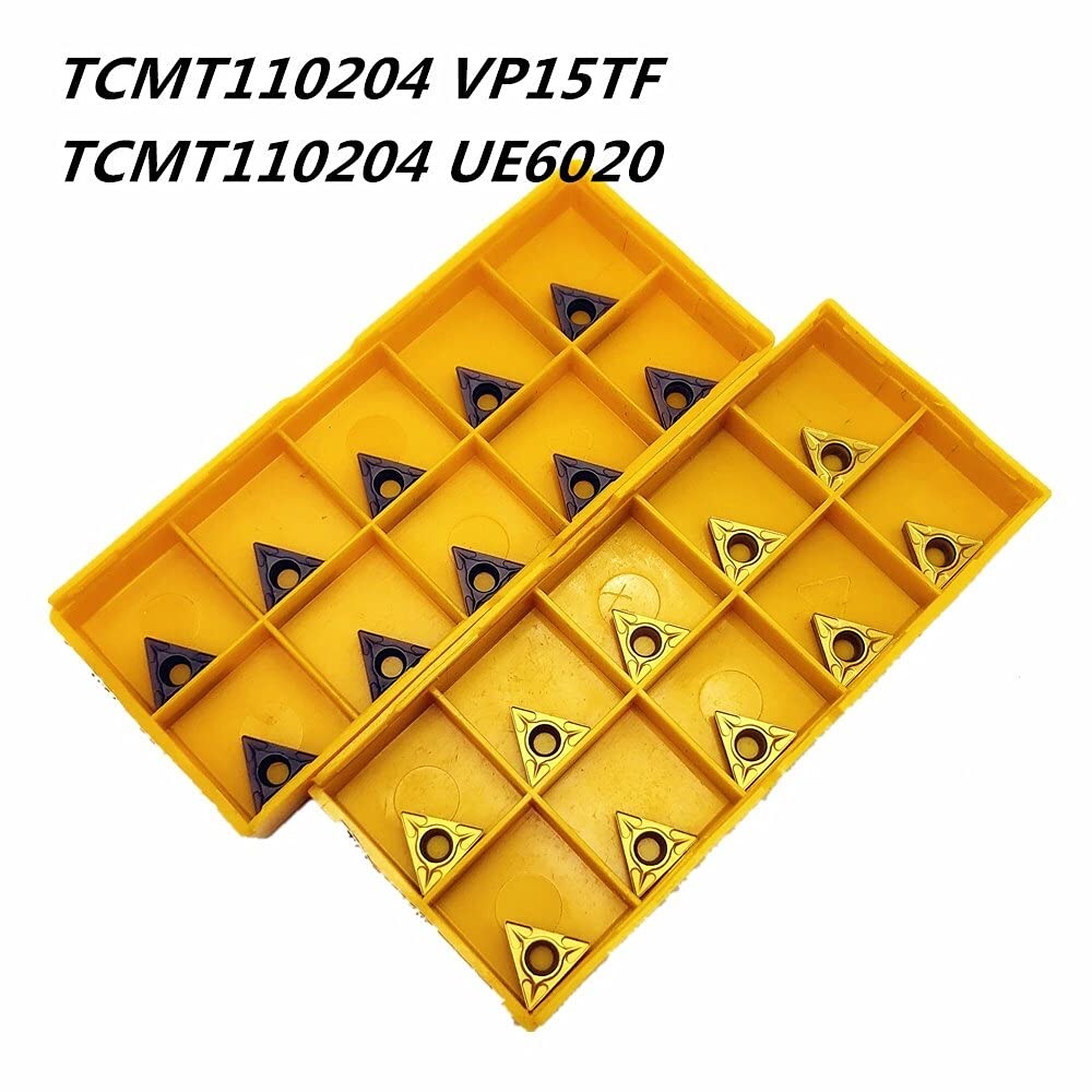 Herramientas de torneado, TCMT110204 VP15TF UE6020 herramienta de torneado de Metal herramientas de torneado externo herramienta de torno 110204 fresa(TCMT110208 UE6020)