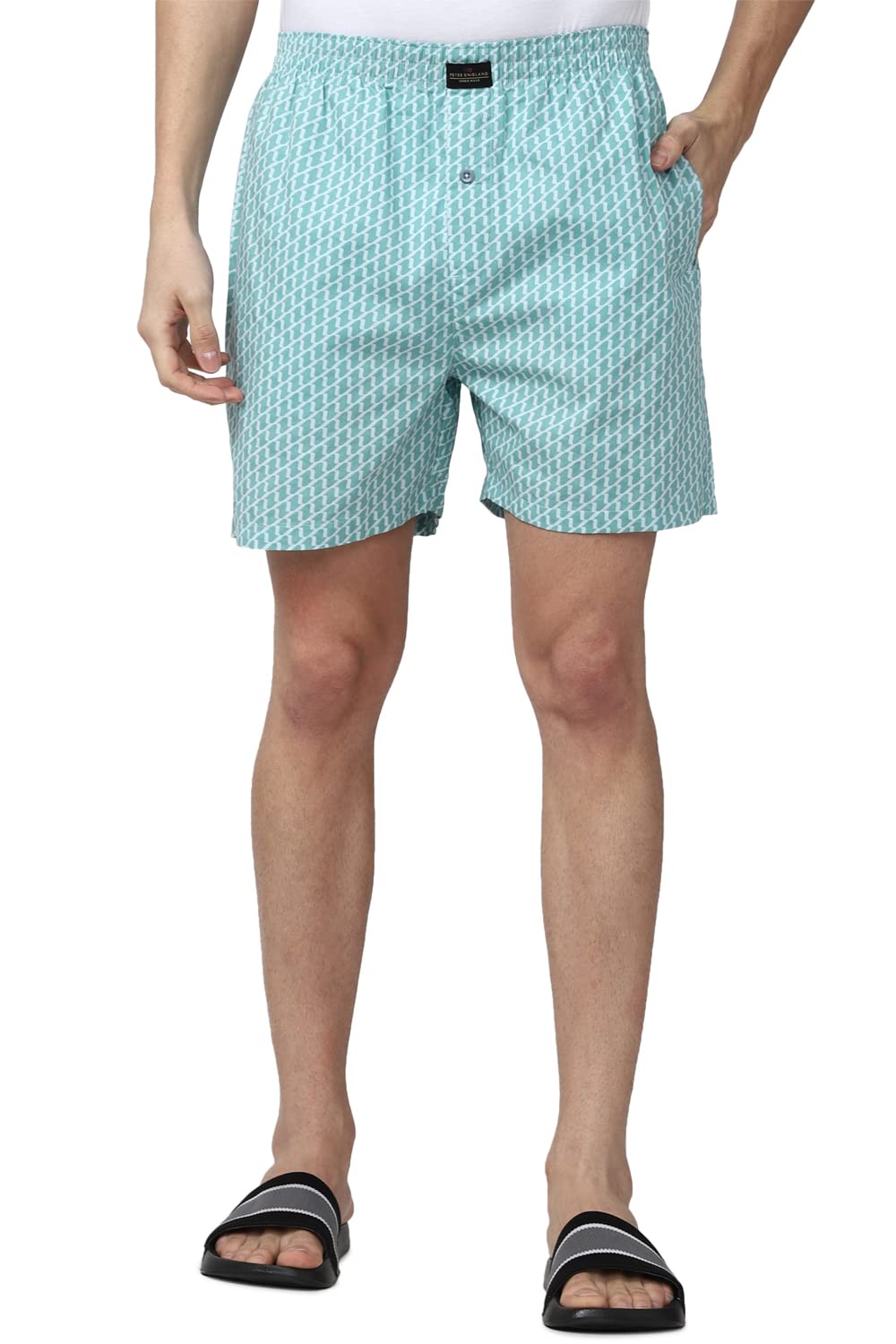 peter england Men's Cotton Classic Regular Printed Boxer Shorts-picture-25