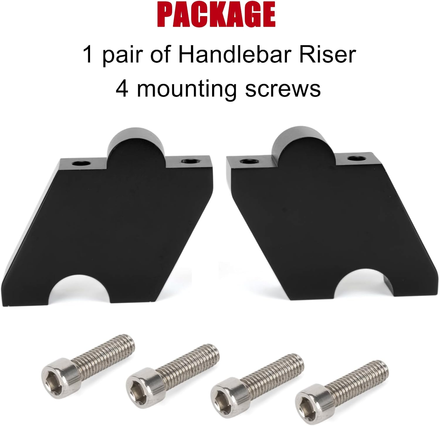 Aluminum Adjustable Motorcycle Handlebar Risers for 2019-2025 Ryker Rally Sport 600 900, 2" Up And 7/8" Forward/Backward