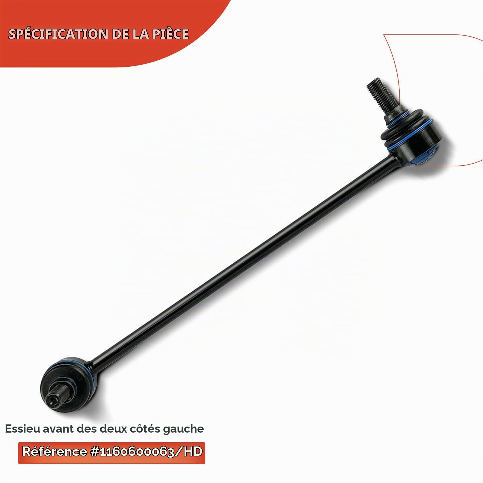Meyle 116 060 0063/HD Barre de suspension