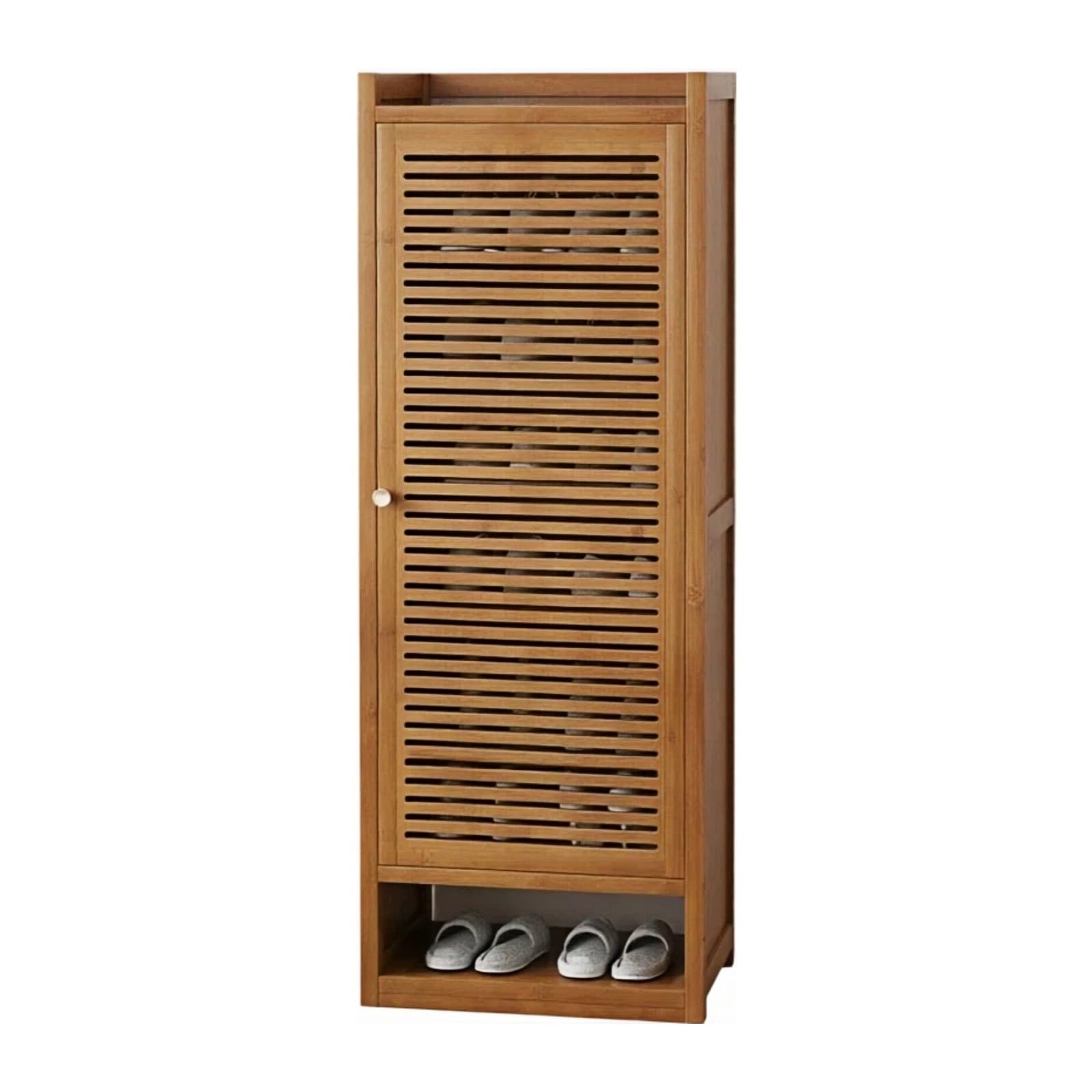XUJUAN-0227 Shoe Cabinet Household Entryway Narrow Shoe Rack Corridor Entrance Cabinet Storage Shelf(Small)