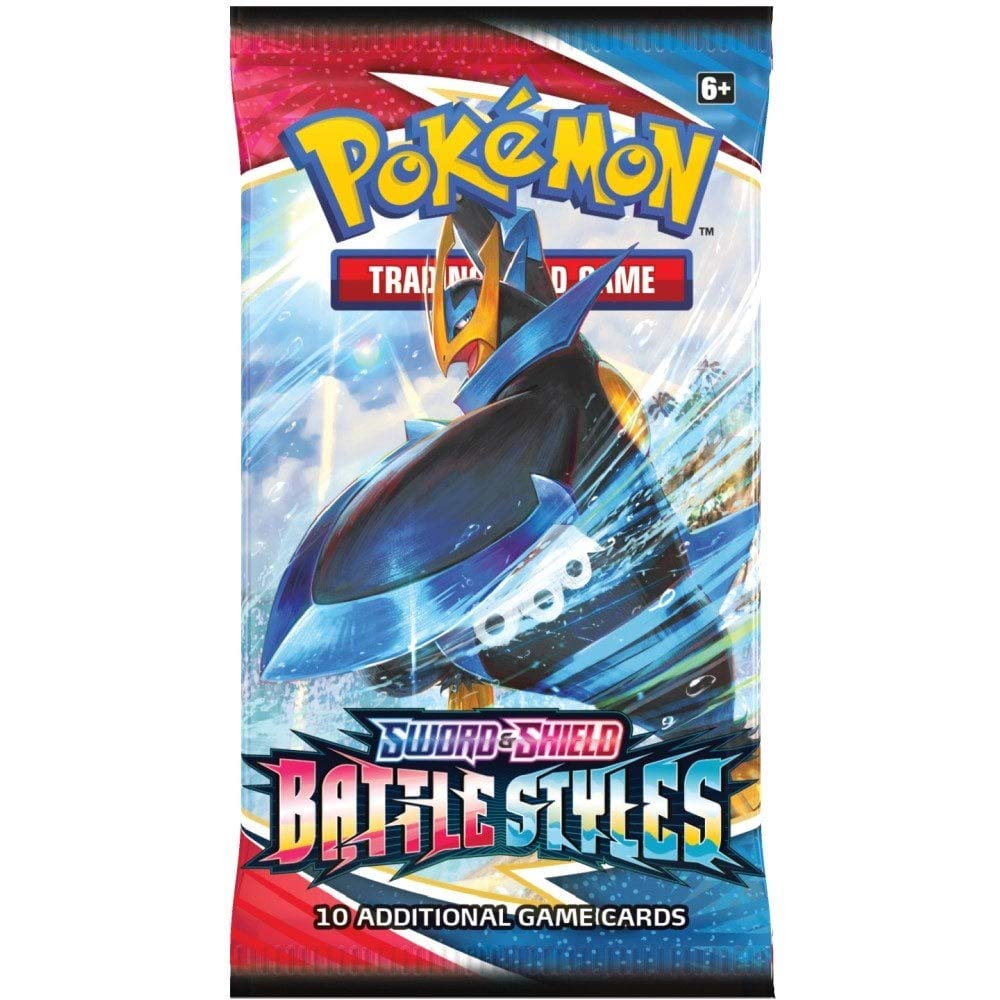 Pokemon Carte Booster Packs (4 modelli diversi) - Battle Styles - Inglese