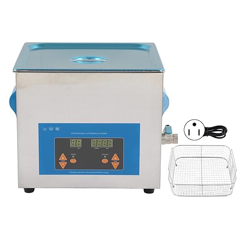 Miniatura 6 de Versatile Ultrasonic Cleaner,Wide Usage, Mechanical Knob Control, 13L Capacity, Perfect for Electronics, Jewelry, and More Simple Setting, 13L