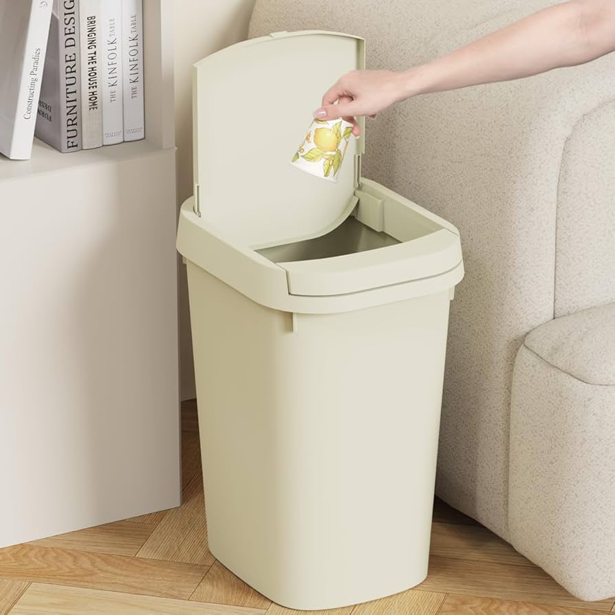 Amazon｜TZAVE ゴミ箱 ふた付き 3個組（9.5L) ゴミ箱 スリム