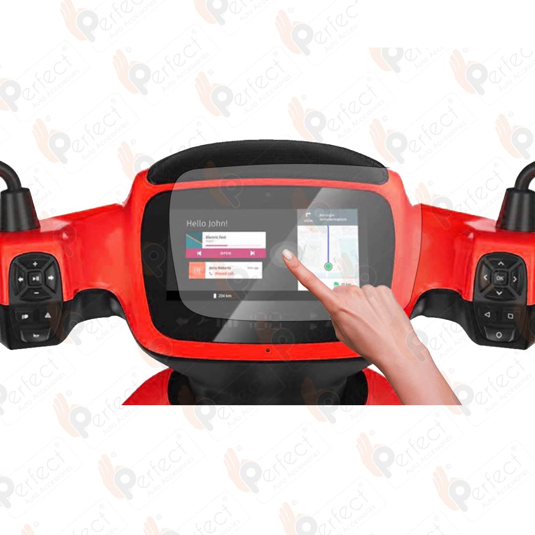 Perfect Auto Accessories Unbreakable Clear Finished Screen Protector Screen Guard Suitable for Ola S1 & S1 Pro (9H Nano Glass) - Glossy