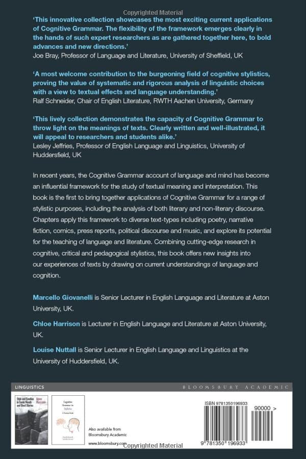 New Directions in Cognitive Grammar and Style (Advances in Stylistics) - Image 2