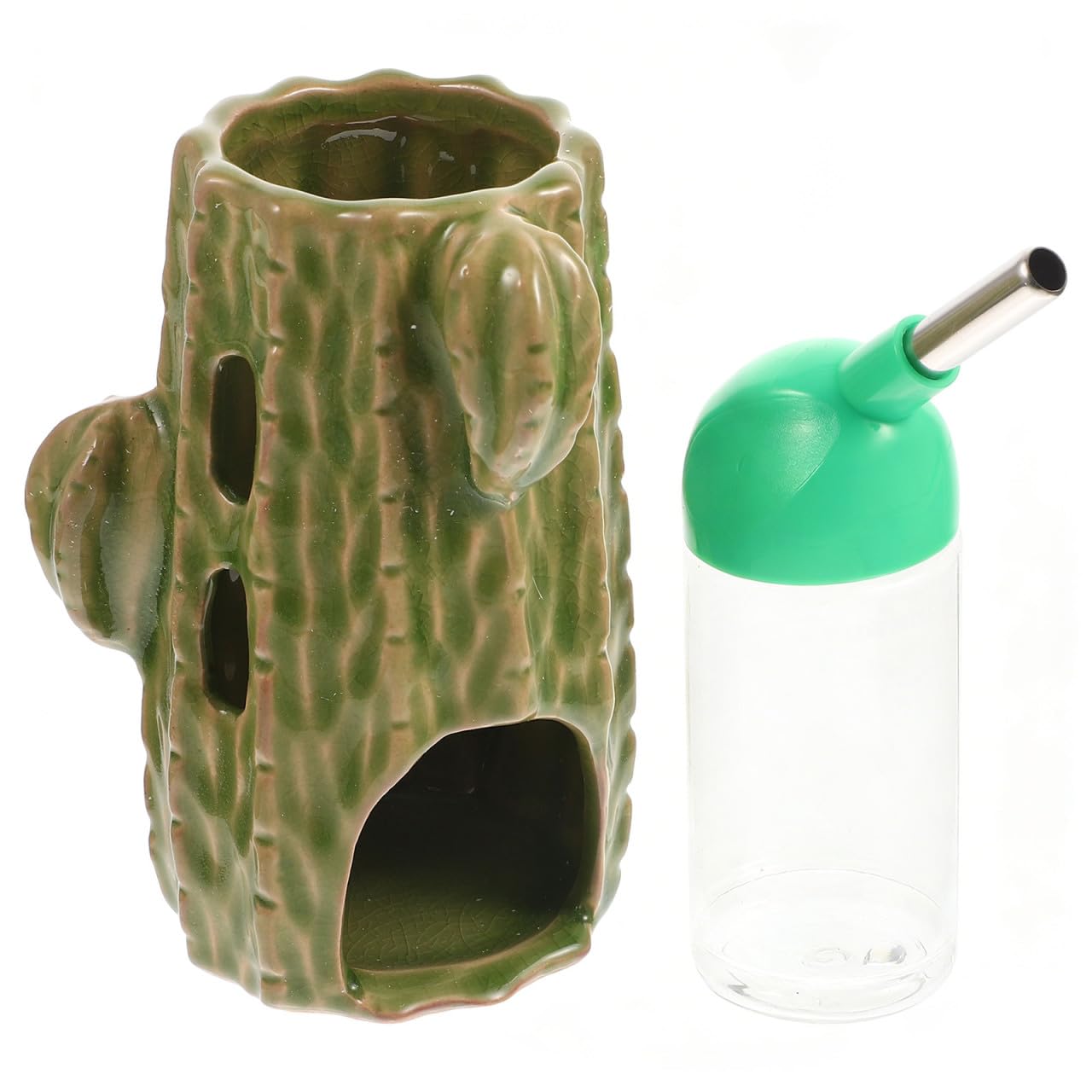 1juego Botella De Agua para Hámster Soporte Bebedero Vertical para Jaula De Chinchilla y Hámster Accesorio Práctico para Mascotas