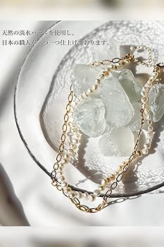 Amazon | [リリヤーノ] ネックレス レディース 真珠 2連 パール