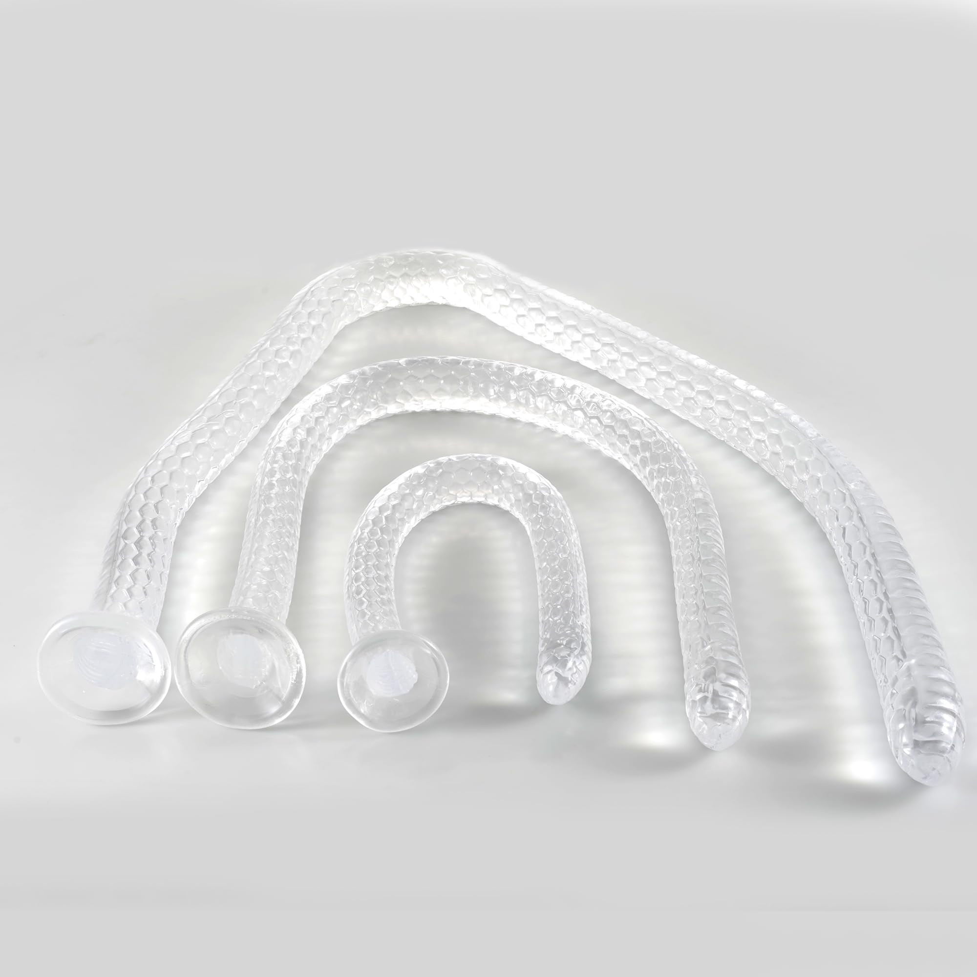 Fallo realistico super lungo con scaglie di drago da 75 cm con ventosa, dildo con punto G flessibile in cristallo per donne e uomini