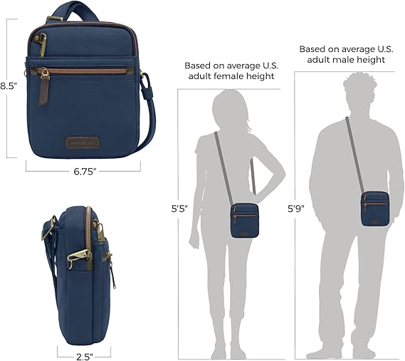 Signature Compartment Crossbody Travelon Anti Theft Messenger