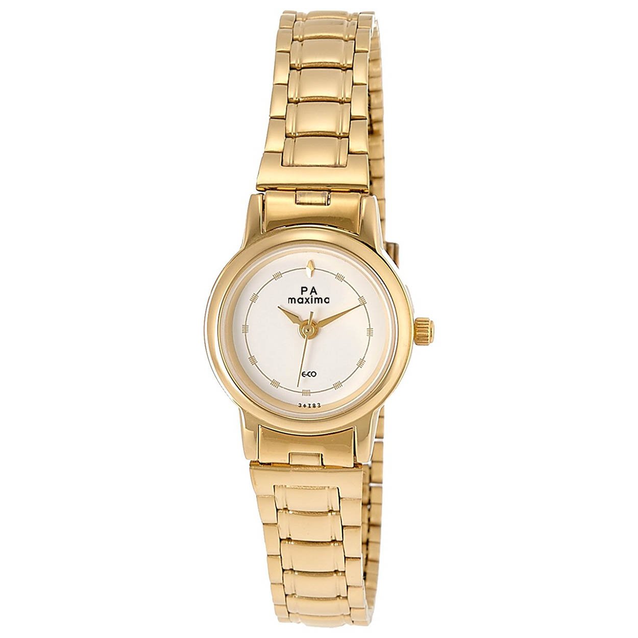 Maxima Analog White Dial Womens Watch - 26792CMLY (B00CL53MZM) Amazon Price History, Amazon Price Tracker