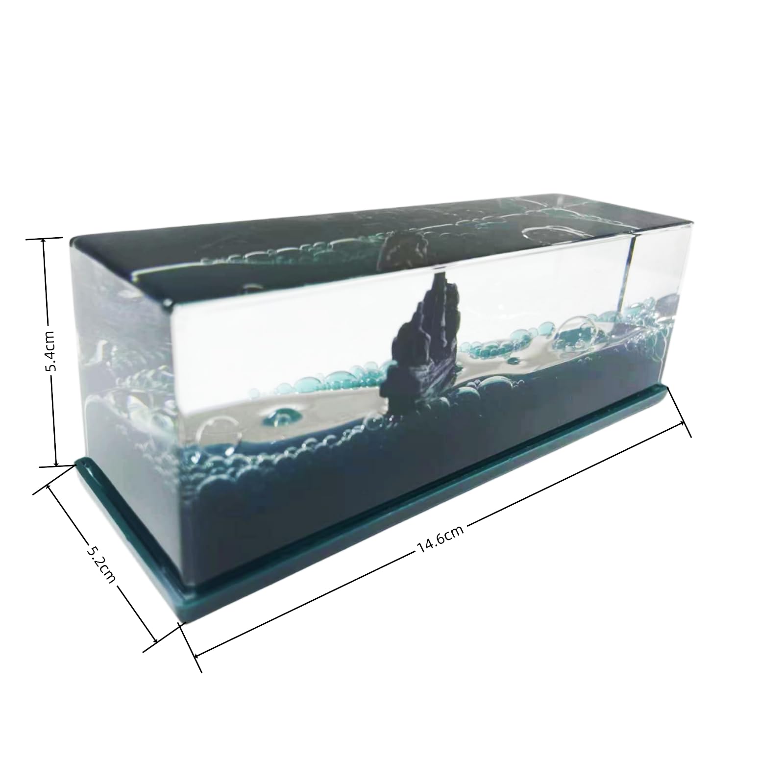 Amazon.co.jp: Hangkaibhアクリル液体漂流船 海賊船 船 モデルとなって