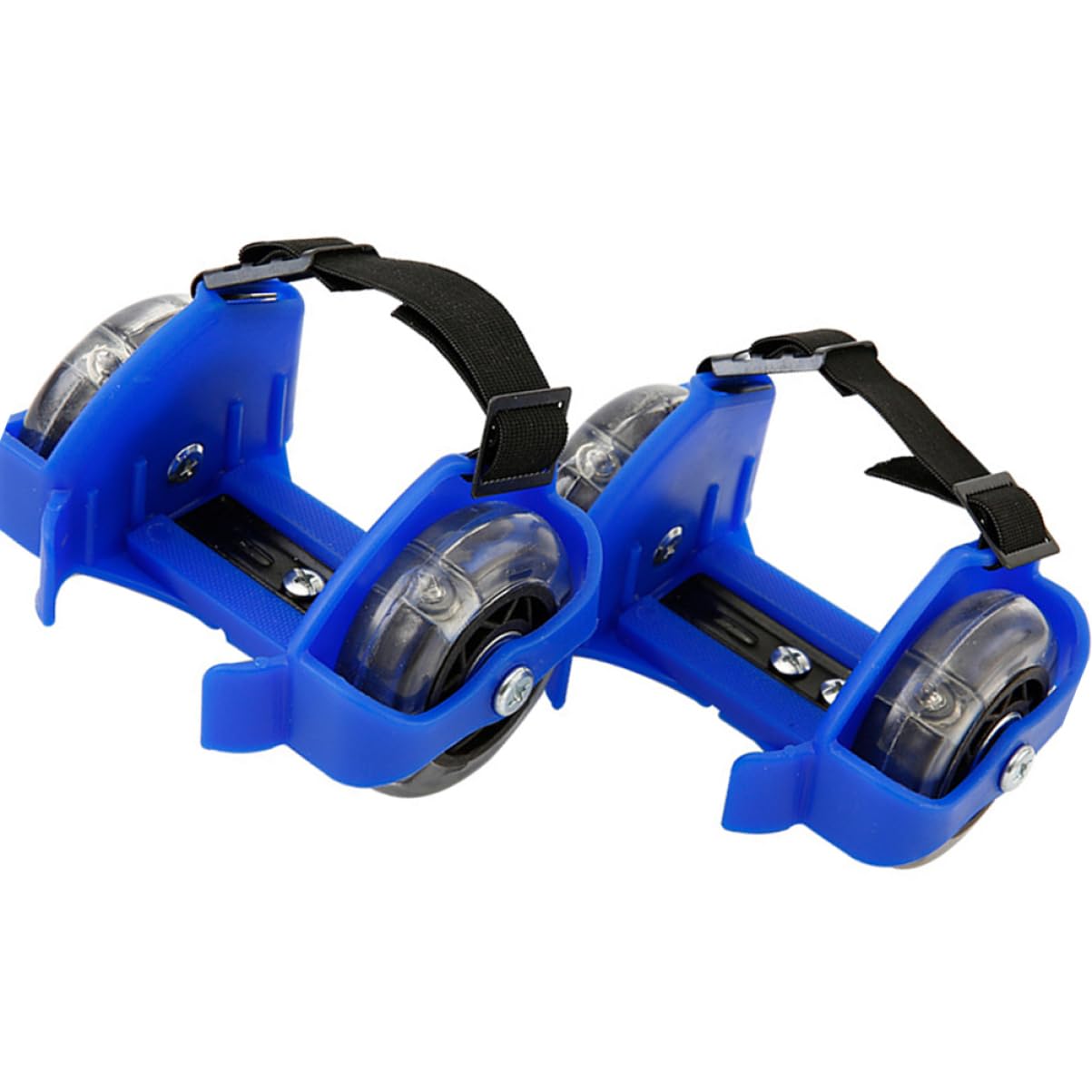 Parliky 1 Pair Kids Heel Wheel Roller Skates Toddler Flashing Skates Shoes Adjustable Heel Wheels for Boys Girls Outdoor Fun