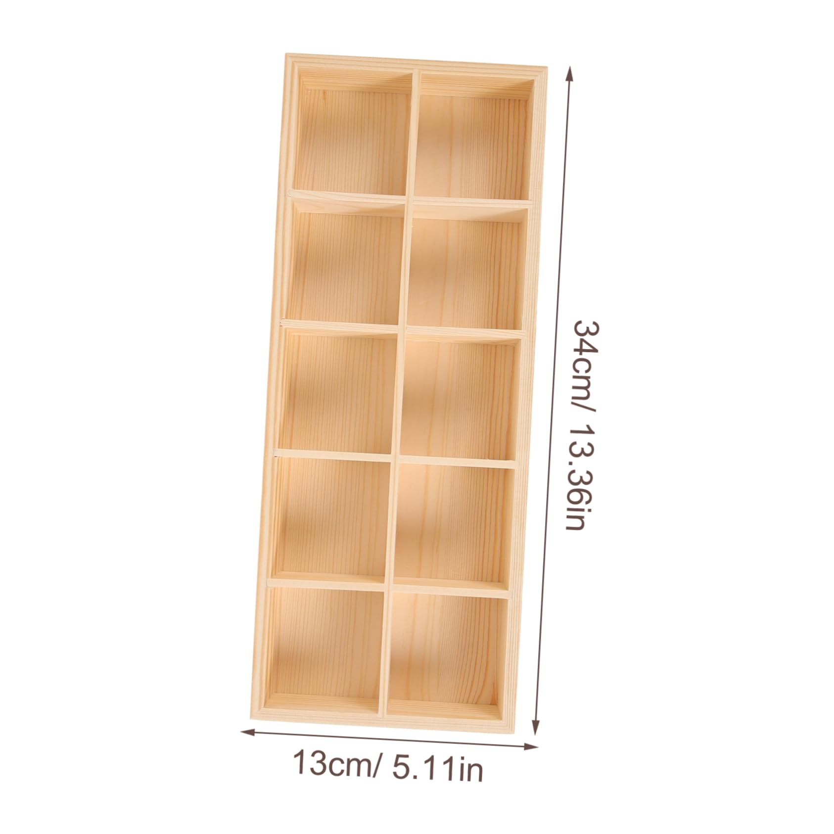 PRETYZOOM Tea Bag Organizer Compartment Storage Case for Countertop Tea Bag Holder for Home Office Kitchen Easy Access to Tea Bags Spice Packs Sturdy Design