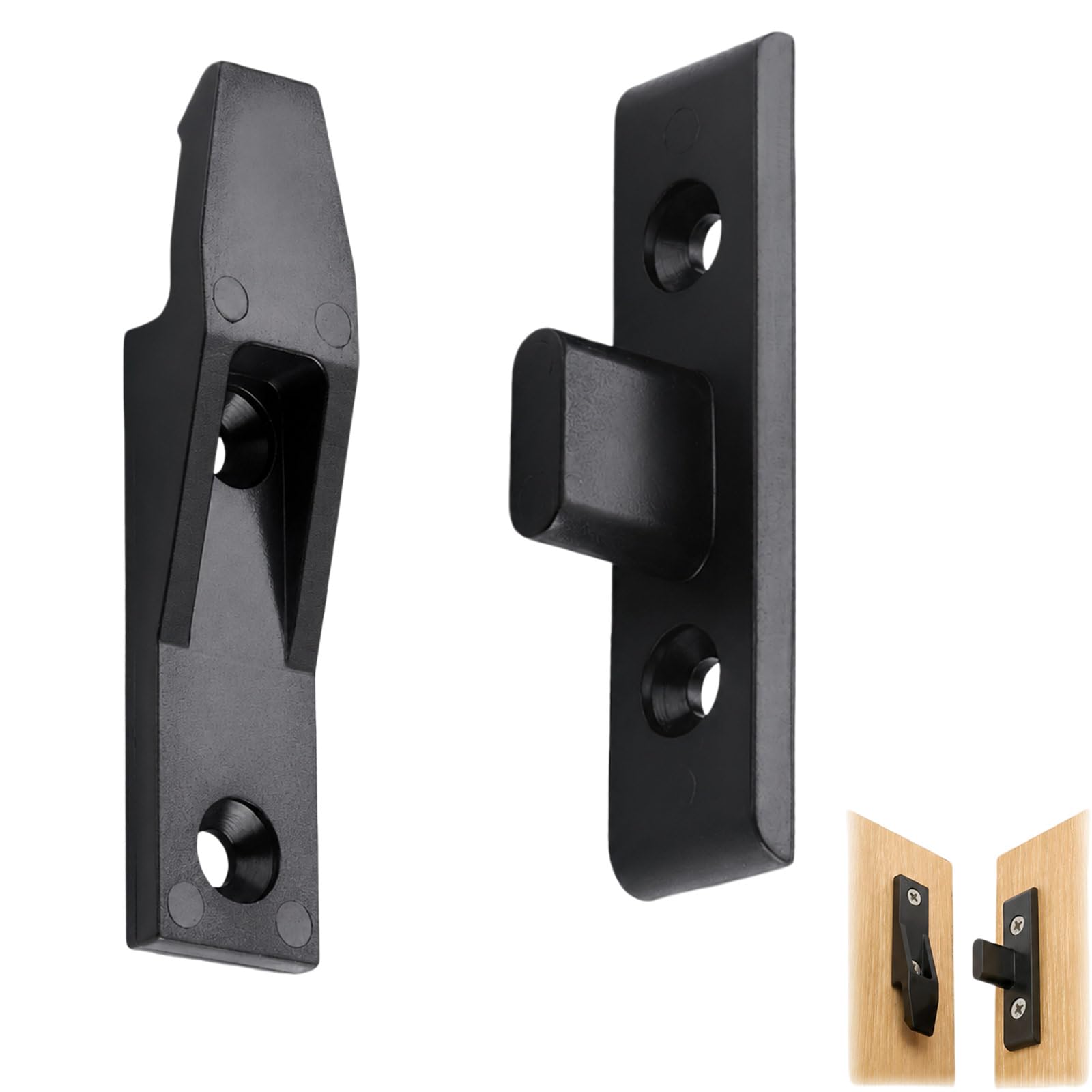 Livawnd 10 Pack Push Fit Plinth Fasteners, ABS Plastic Furniture Panel Connectors, Concealed Mount Clips for Kitchen Cabinets, Wardrobes, Tables & DIY Joinery
