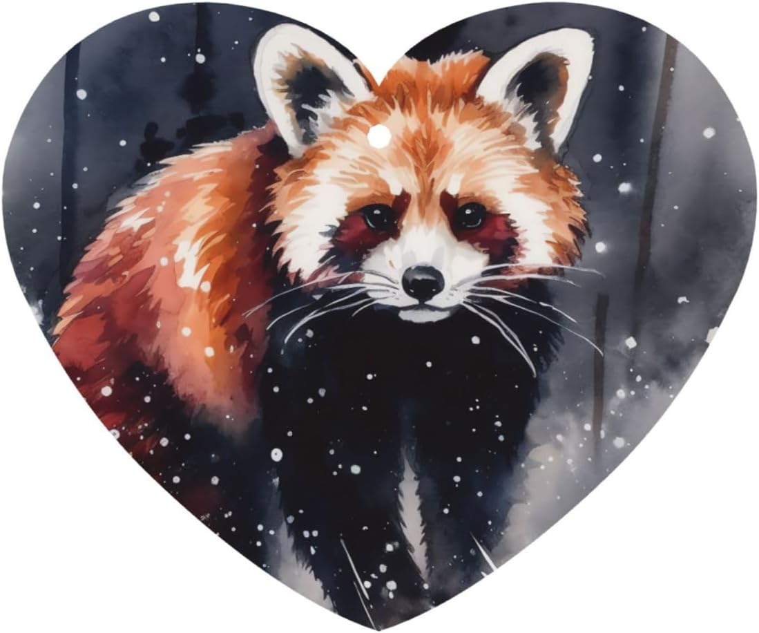 Car Air Freshener 24 PCS Pictures of Red Pandas Hanging Car Air Fresheners Auto Interior Decor Card Freshener Strong Scented Card Lavender Cars Scents for Office Bedroom Close Drawer Heart Shape