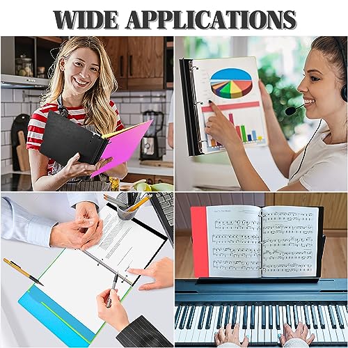 INFUN Telescoping 3 Ring Binder - 12 PCS, Portable 0.75 inch Plastic 3 Ring Binder with Telescoping Spine ,Binders with Foldable Front Cover Holds 8.5" x 11" Paper for School,Office and Homes