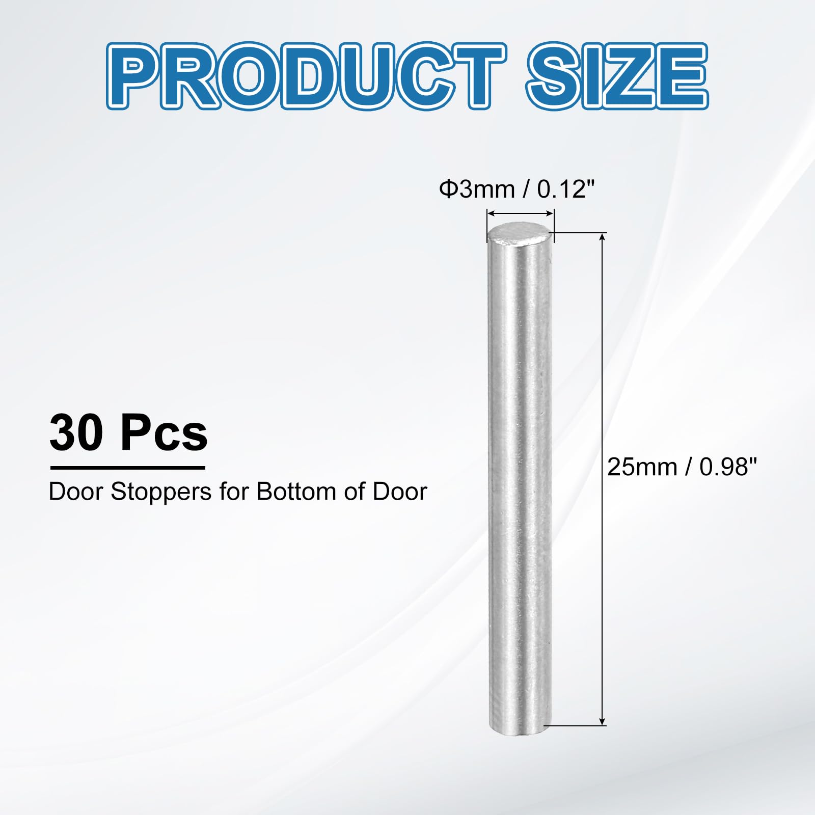 25 Broches Chevilles En Acier Inoxydable 304 - 3x10 Mm - Support étagère - Neuf