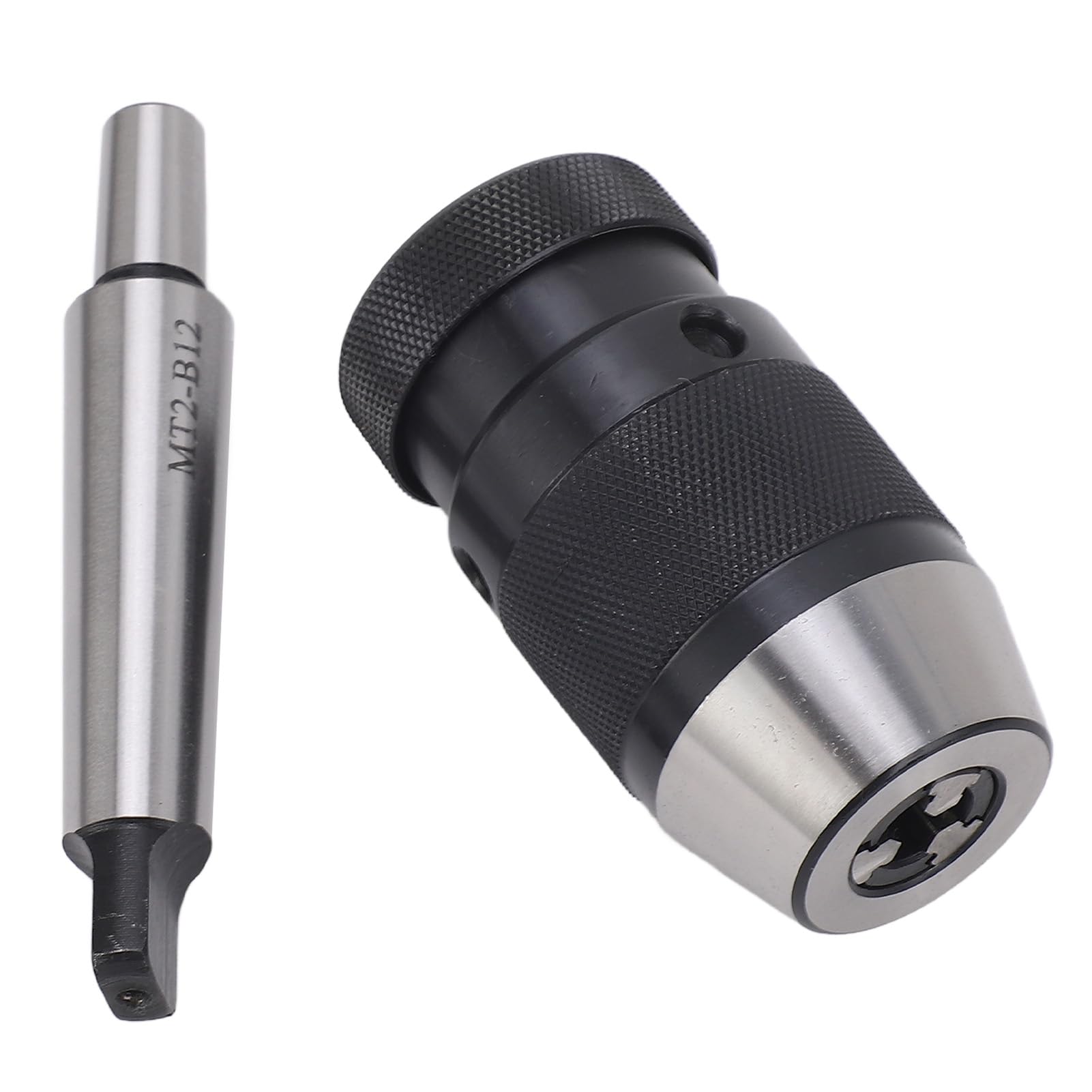 Bezkluczykowy uchwyt wiertarski 1 10 mm B12 samozaciskowy uchwyt z trzpieniem MT2 do B12 idealny do różnych wiertarek