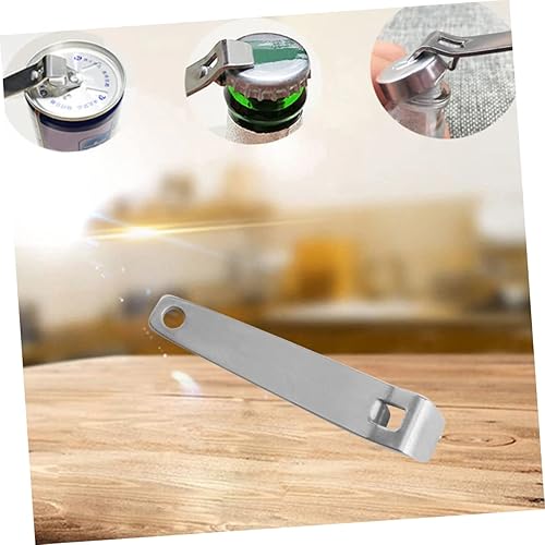 Miniatura 7 de MAGICLULU 12 Pcs Safety Can Opener Small Gift Beer Bottle Opener Bottle Cap Opener Bottle and Can Opener Hand Can Opener Electric Wine Opener Jar