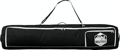 Miniatura 8 de Bolsa de esquí con ruedas para viajes aéreos - Capacidad para 2 pares de esquís