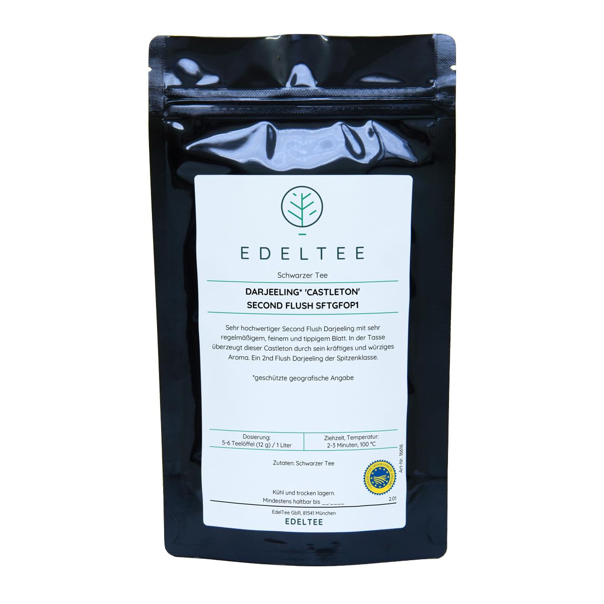 Darjeeling Castleton Second Flush SFTGFOP1 - 250g