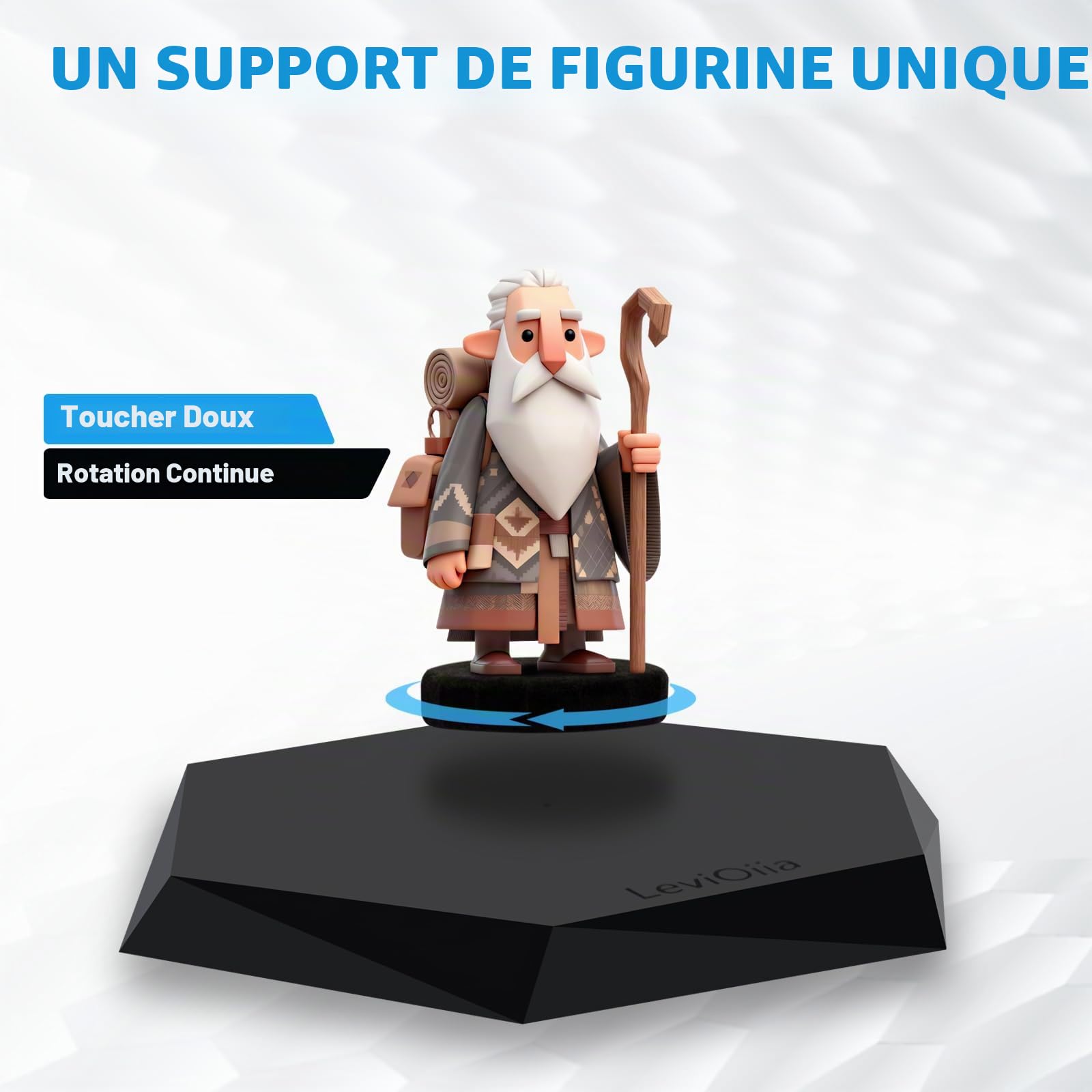 Présentoir en lévitation magnétique pour objets de collection et voitures miniatures, présentoir flottant pour jouets et figurines, plateforme flottante, lévitateur rotatif Maglev et support