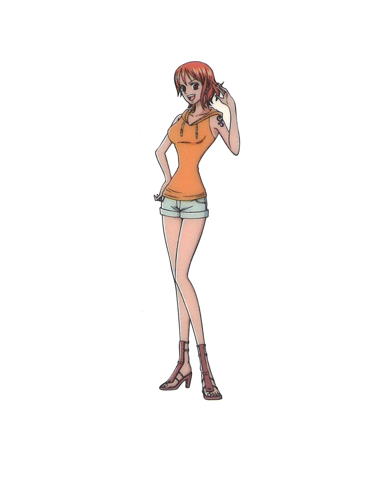 365ステッカー ワンピース　ナミ 20th ANNIVERSARY ONE PIECE 麦わらストア 連載20周年記念 2017年 365日ステッカー