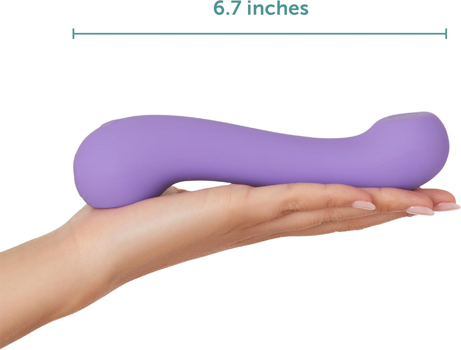 plusOne Thumping Arouser held in hand showing length