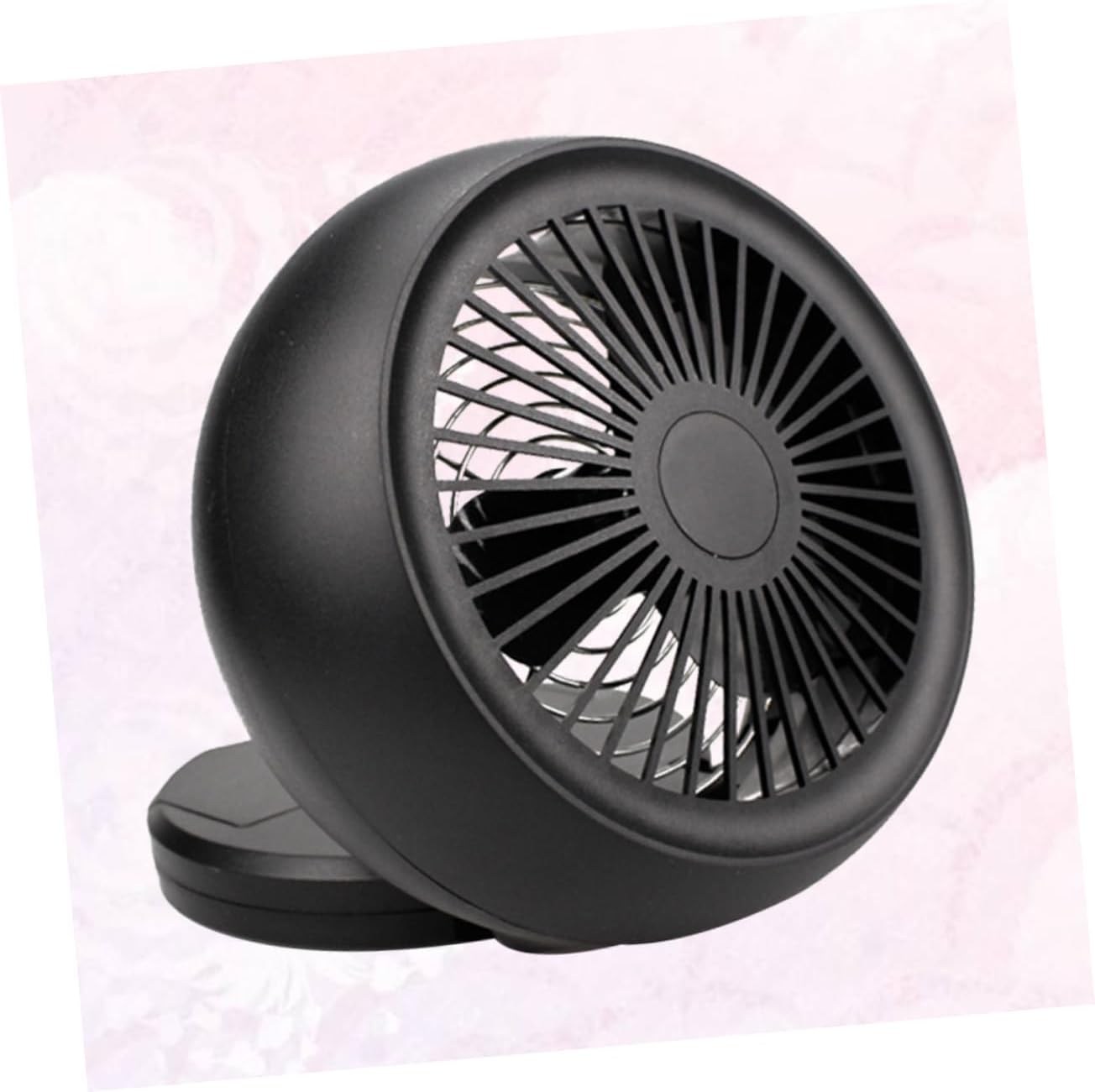 DOITOOL 3pcs Usb Mini Fan Rechargeable Portable Cooling Fan Speed for Home Office Travel Black