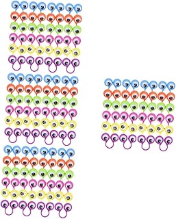 Yardwe Juguetes De Anillo De Actividad Anillos Marionetas De Dedo Azul Toys Titeres De Dedo Anillo De Plástico Para Anillo De Ojos Para El Plastico