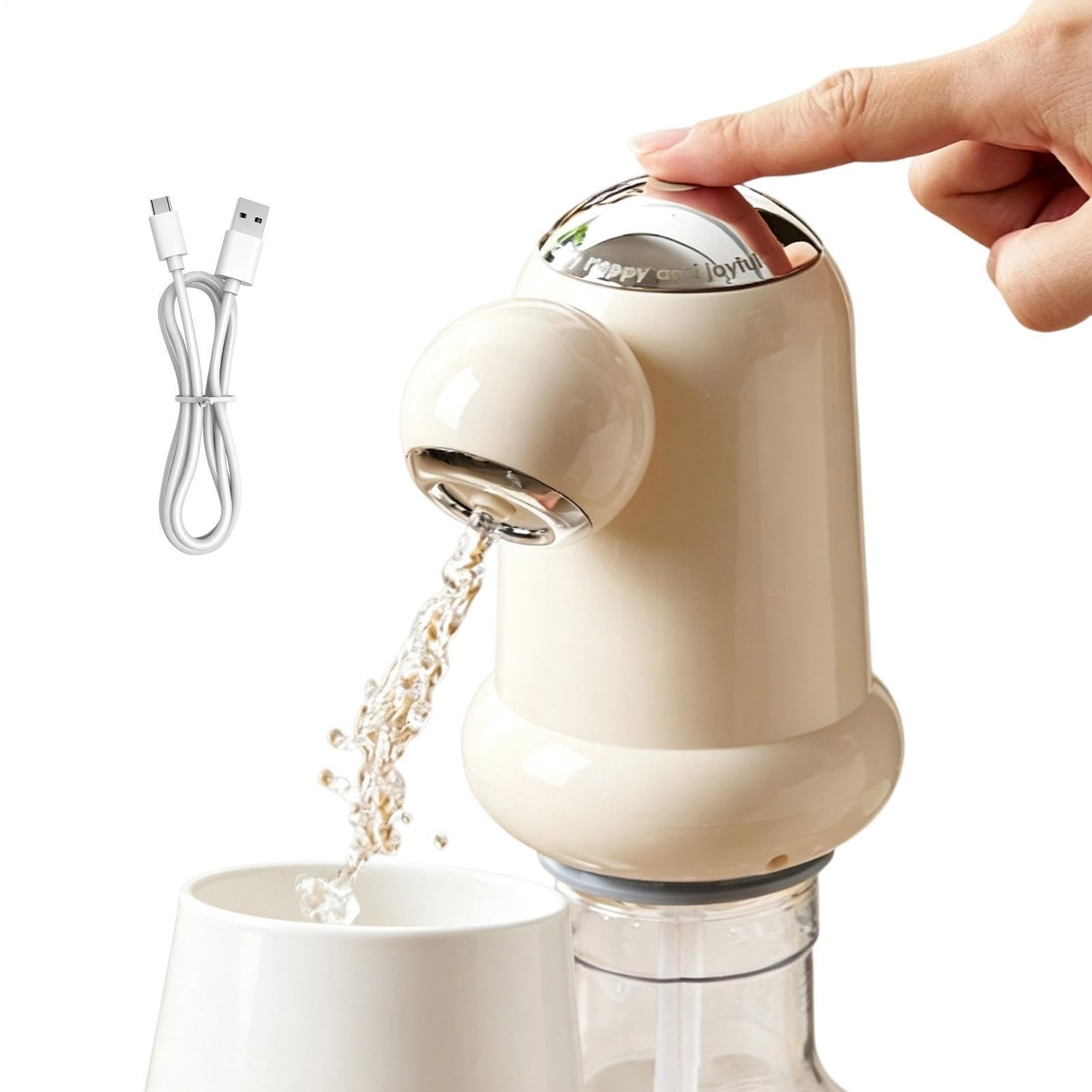 JFBLSD Pump Water Bottles, Electric Drink Dispenser Pump Drinking Water Canister(Single)