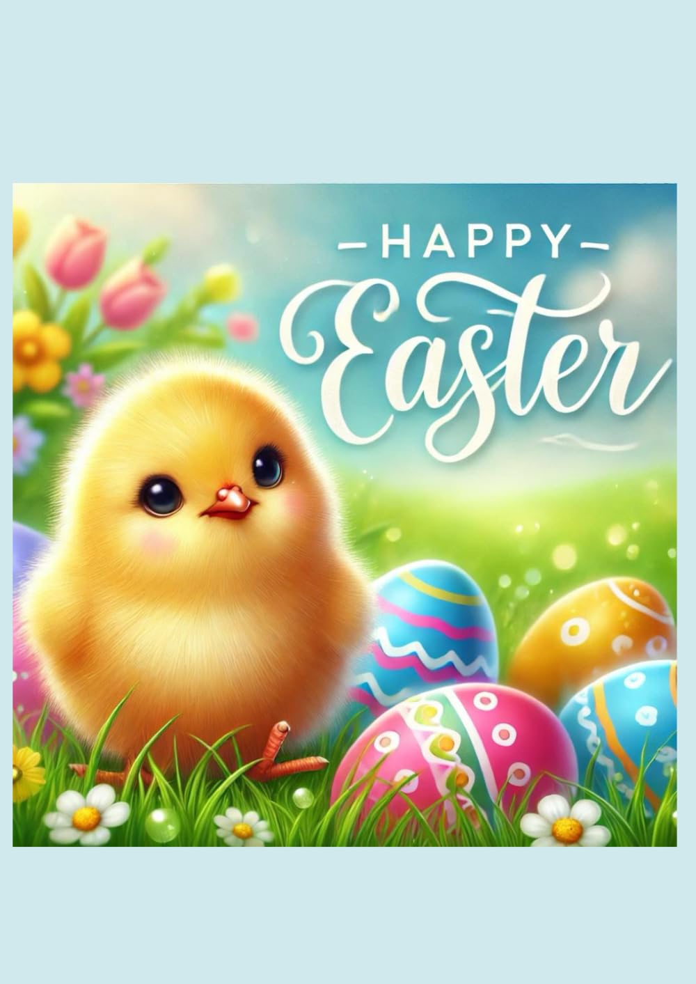Happy Easter Coloring Book