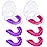 BBTO 6 Pcs Youth Kids Mouth Guard for Sports, Boys Girls Mouth Guard with Case, Mouthguard for Wrestling Boxing Basketball Hockey Football(Classic Style,Rose Red,Purple)