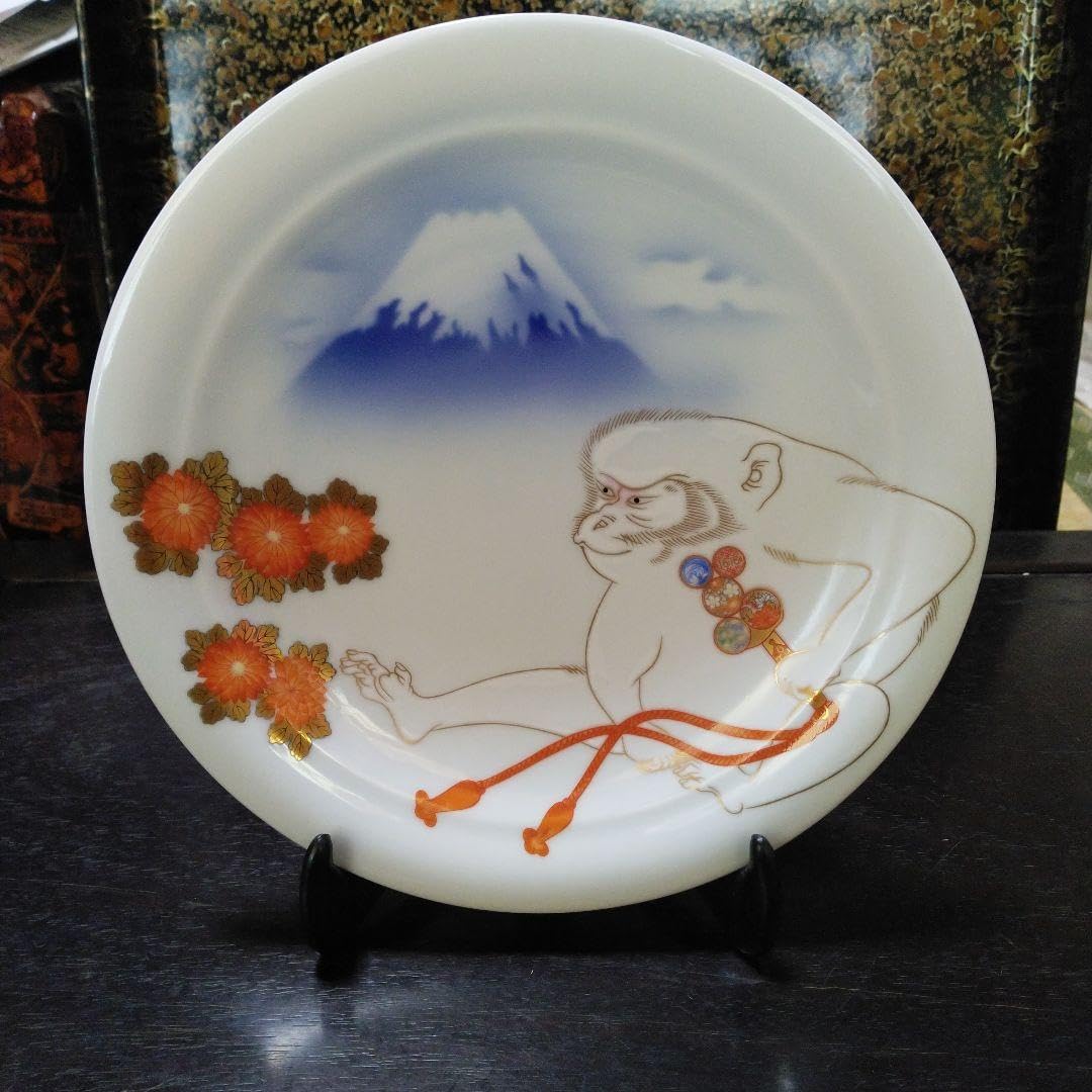 深川製磁 猿 置物 インテリア 希少 レア 深川製磁 猿 サル 置物