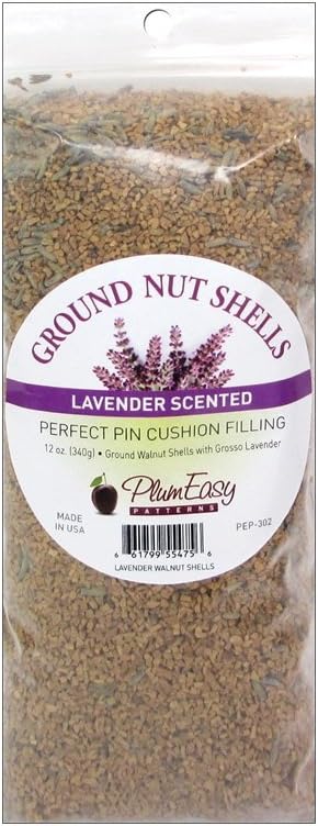 PlumEasy Patterns Ground Walnut Shells Lavender Scented, 11 oz. Bag
