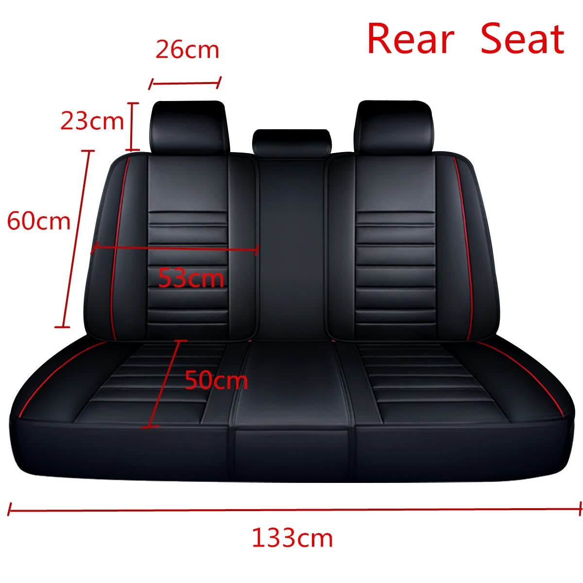 11 PZ 5 Posti Coprisedili Per Auto Per Hyundai Cuoio Set Completo Per Sedili Anteriori Posteriori Universal Truck SUV Coprisedile Traspirante(H)