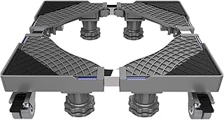 Socle Lave Linge Machine à laver la base du support Support de rangement mobile universel Roue Réfrigérateur Climatiseur universel Surélévation Support Base de Machine à Laver Support (Color : A)